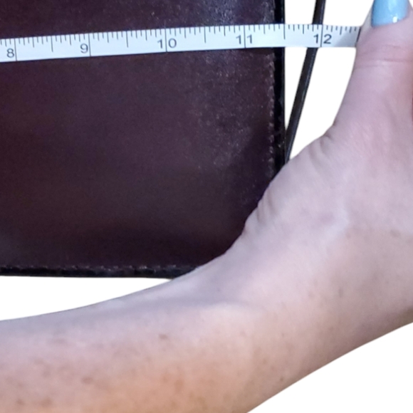 Leather computer bag with shoulder strap - Picture 6 of 16